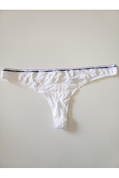 Calvin Klein dámské bavlněné kalhotky bílé Vel. 3X | Calvin Klein | obrázek 2
