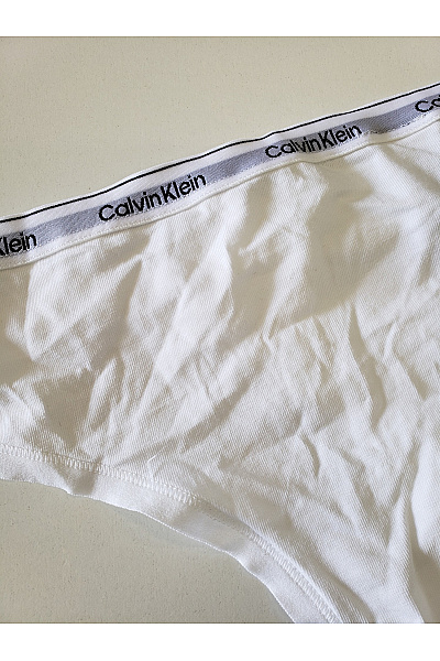 Calvin Klein dámské bavlněné kalhotky bílé Vel. 3X | Calvin Klein | obrázek 3