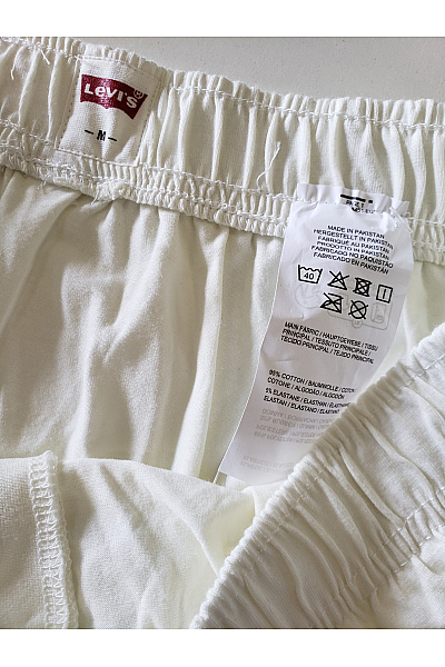 LEVIS Bílé bavlněné pánské trenýrky volné Velikost M | LEVIS | obrázek 4