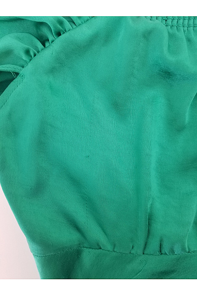 ted baker Zelené saténové maxi šaty na ramínka s odhalenými rameny Vel. 8 | ted baker | obrázek 7