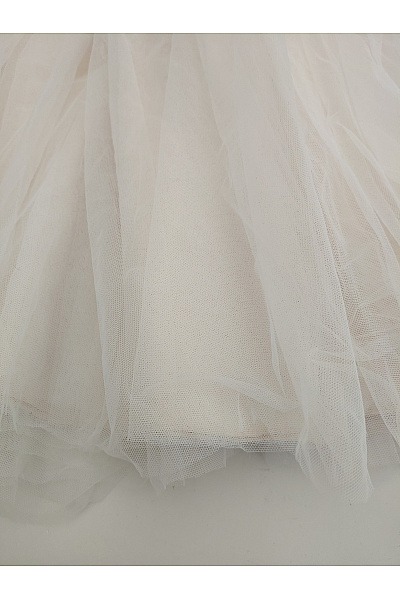 Magic Bride Béžové svatební tylové korzetové šaty maxi Vel. DE 38 | Magic Bride | obrázek 9