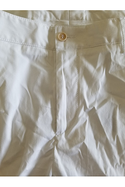 Chino kalhoty bílé volnočasové dlouhé rovné Vel. 58 | Unimoda | obrázek 4