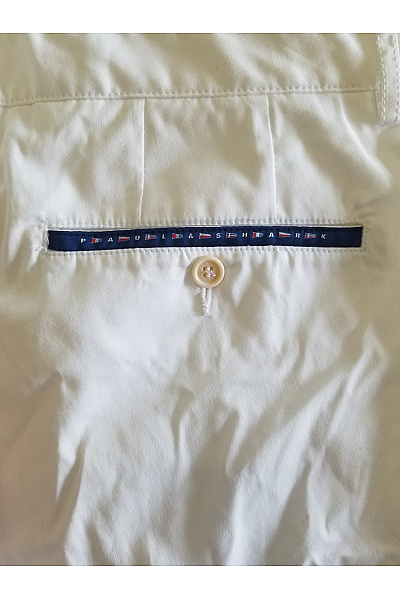 Chino kalhoty bílé volnočasové dlouhé rovné Vel. 58 | Unimoda | obrázek 6