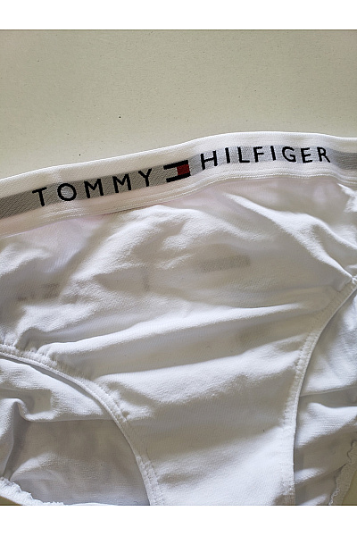 TOMMY HILFIGER Dívčí bavlněné kalhotky bílé Velikost 14/16 roku | TOMMY HILFIGER | obrázek 3