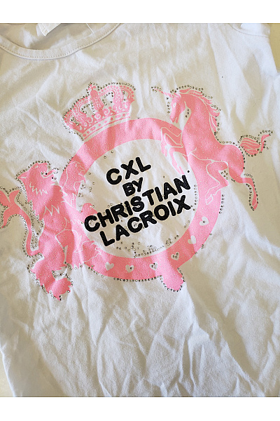 Christian Lacroix Dívčí tričko s krátkým rukávem a potiskem Vel. 6 LET | Christian Lacroix | obrázek 3