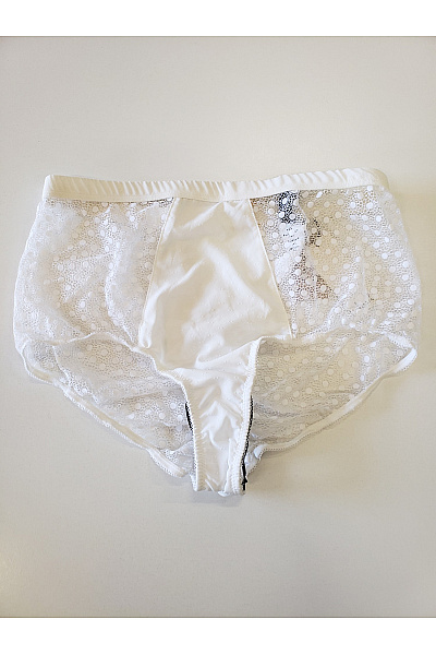 Dámské krajkové kalhotky bílé Vel. s | Unimoda | obrázek 2