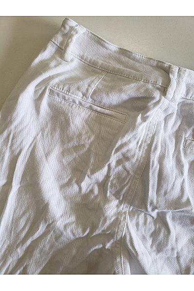 reserved Dámské bílé chinos volnočasové rovné s vysokým pasem Velikost 36 | reserved | obrázek 6