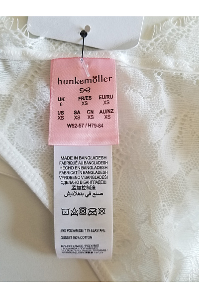 Hunkemoller Dámské krajkové kalhotky bílé Vel. XS | Hunkemoller | obrázek 4