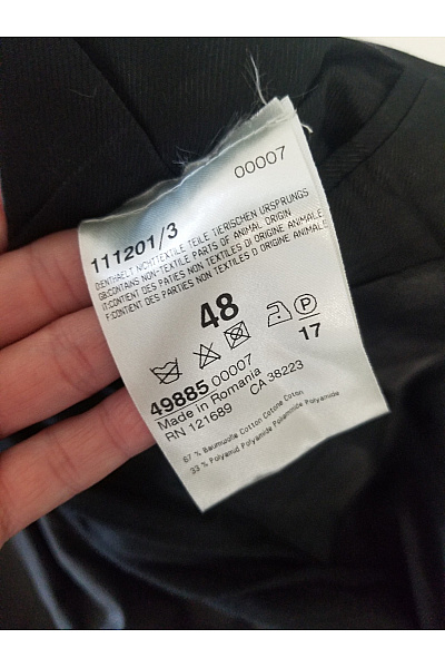 DRYKORN Pánský bavlněný trenčkot dvouřadý s páskem šedý Velikost 48 | DRYKORN | obrázek 12