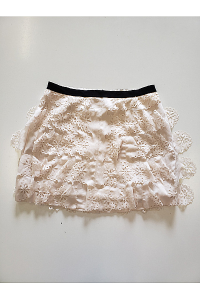 River Island Dámská růžová květinová mini sukně s volánky Velikost 36 | River Island | obrázek 2