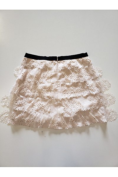 River Island Dámská růžová květinová mini sukně s volánky Velikost 36 | River Island | obrázek 6
