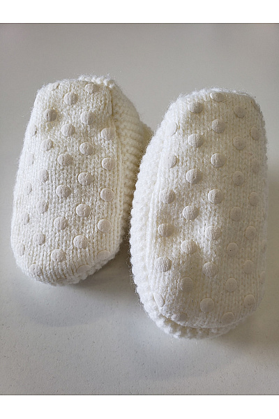 Dětské boty chlapecké bílé chlupaté medvídci | Unimoda | obrázek 5