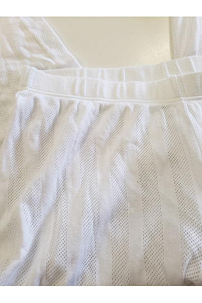 Dámské bílé volné pyžamo Velikost S | Unimoda | obrázek 7