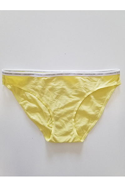 Calvin Klein Dámské Bavlněné Kalhotky žluté Velikost S