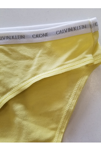 Calvin Klein dámské bavlněné kalhotky žluté Velikost S | Calvin Klein | obrázek 2