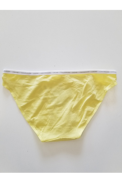 Calvin Klein dámské bavlněné kalhotky žluté Velikost S | Calvin Klein | obrázek 4