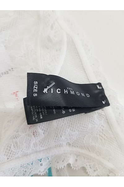richmond Bílé krajkové tanga luxusní Velikost EU S | richmond | obrázek 4