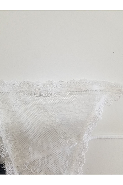 richmond Bílé krajkové tanga luxusní Velikost EU S | richmond | obrázek 5