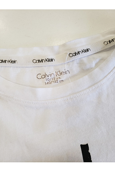 Calvin Klein Dětské tričko bílé s potiskem Velikost 10/11 let | Calvin Klein | obrázek 3