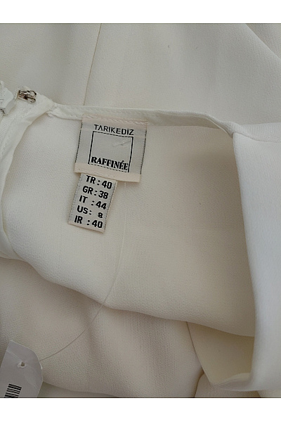 Bílé zavinovací maxi letní šaty kimono Vel. IT 44 | Unimoda | obrázek 7