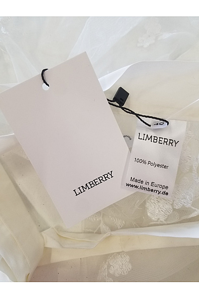limberry Dámská bílá průsvitná sukně s výšivkou a mašlí Velikost 40 | limberry | obrázek 5