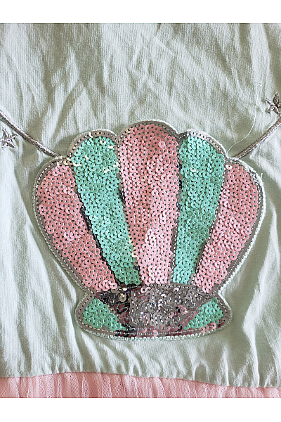happy girls Dívčí šaty s flitry ve tvaru mušle a tylovou sukni Vel. 152 cm | happy girls | obrázek 4