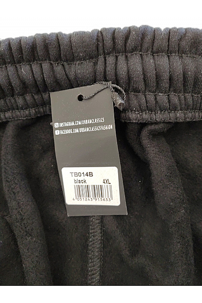 URBAN CLASSICS Černé bavlněné tepláky s kapsami Vel. 4XL | URBAN CLASSICS | obrázek 6