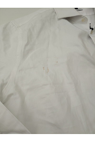 LAWRENCE GREY Bílá bavlněná pánská košile slim fit s dlouhým rukávem Velikost 41/42 | LAWRENCE GREY | obrázek 3