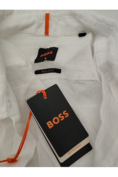 Hugo Boss Bílá pánská košile s dlouhým rukávem regular fit Velikost l | Hugo Boss | obrázek 3