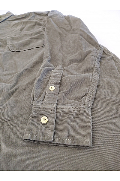 URBAN CLASSICS Pánská khaki bavlněná košile s dlouhým rukávem ležérní Velikost 3XL | URBAN CLASSICS | obrázek 3