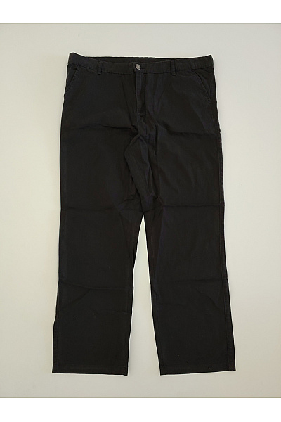 URBAN CLASSICS Pánské černé bavlněné chinos kalhoty rovné Vel. EU 44 | URBAN CLASSICS | obrázek 2