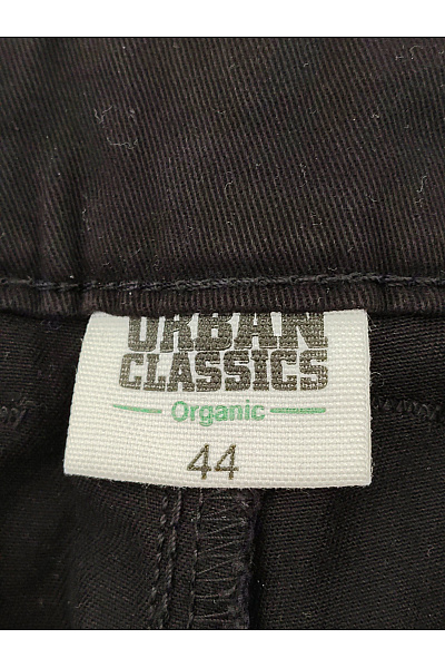 URBAN CLASSICS Pánské černé bavlněné chinos kalhoty rovné Vel. EU 44 | URBAN CLASSICS | obrázek 4