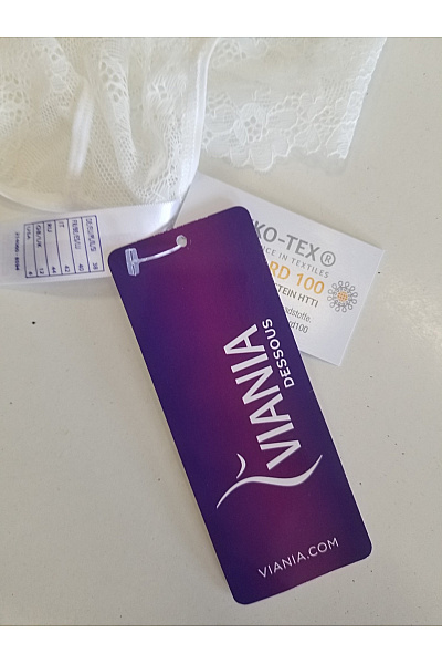 VIANIA Bílé krajkové kalhotky luxusní | VIANIA | obrázek 4