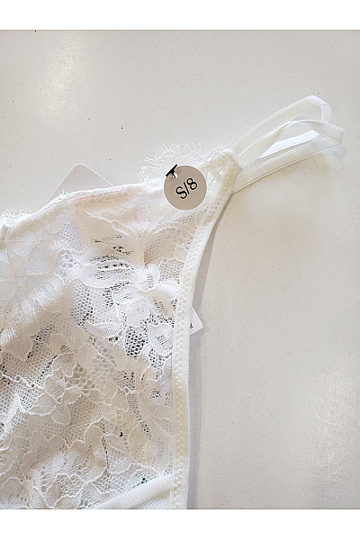 Hunkemoller Dámské krajkové kalhotky bílé Velikost EU S | Hunkemoller | obrázek 3
