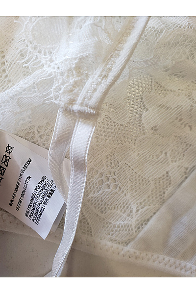 Hunkemoller Dámské krajkové kalhotky bílé Velikost EU S | Hunkemoller | obrázek 5