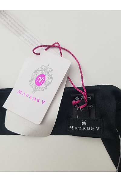 MADAME CIX Černá braletová podprsenka s ozdobami a trojúhelníkovými košíčky | MADAME CIX | obrázek 8