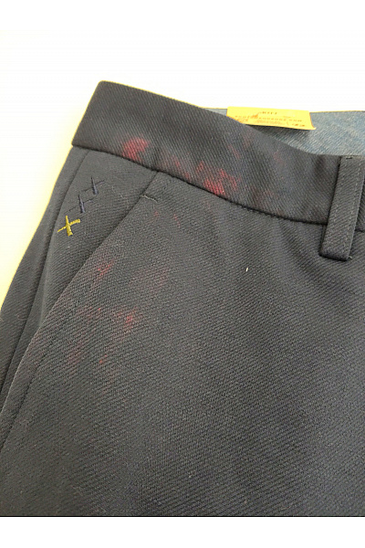 Scotch & Soda Modré pánské chino kalhoty s puky elegantní Vel. EU 32 | Scotch & Soda | obrázek 5