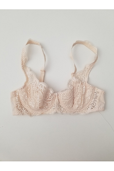 Béžová krajková kosticová podprsenka | Unimoda | obrázek 2