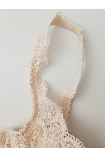 Béžová krajková kosticová podprsenka | Unimoda | obrázek 4