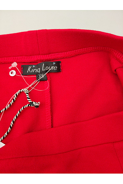 King louie Červená pouzdrová sukně midi business Velikost XS | king louie | obrázek 3