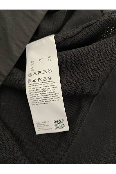 Hugo Boss Černá pánská sportovní větrová bunda s kapucí a zipem Vel. XL | Hugo Boss | obrázek 8
