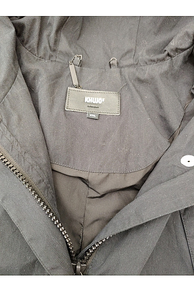 Khujo Dámská bavlněná parka s kapucí přechodová černá Velikost EU XXL | Khujo | obrázek 4