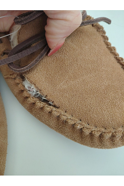 UGG Hnědé kožené semišové domácí boty s kožíškem Velikost EU 37 | UGG | obrázek 7