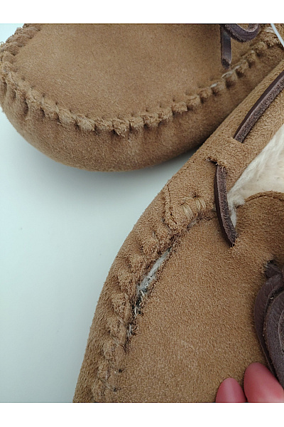 UGG Hnědé kožené semišové domácí boty s kožíškem Velikost EU 37 | UGG | obrázek 9