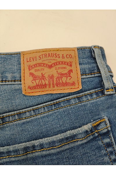 LEVIS Dámské modré skinny džíny s vysokým pasem Velikost EU w29/l32 | LEVIS | obrázek 5