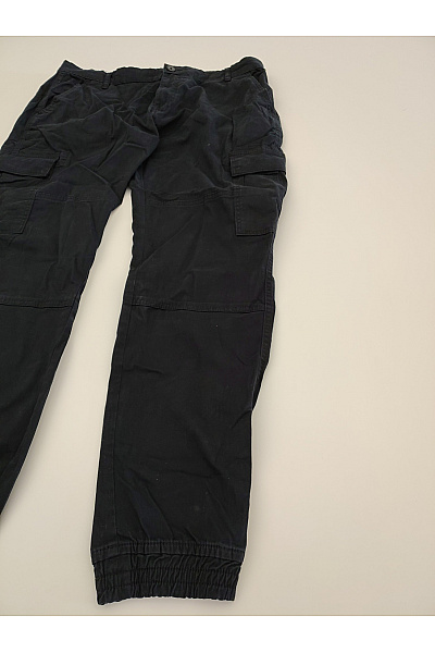URBAN CLASSICS Pánské černé bavlněné cargo jogger kalhoty s kapsami Velikost EU 40 | URBAN CLASSICS | obrázek 2