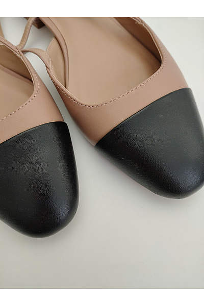 Steve Madden Béžové kožené baleríny s volnou patou a přezkou Velikost 8.5 | Steve Madden | obrázek 6