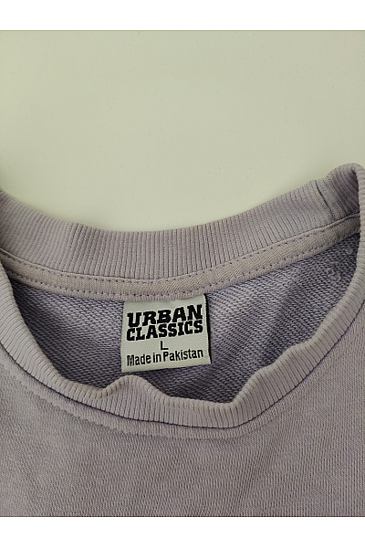 URBAN CLASSICS Dámské fialové bavlněné basic tričko s krátkým rukávem Velikost L | URBAN CLASSICS | obrázek 4