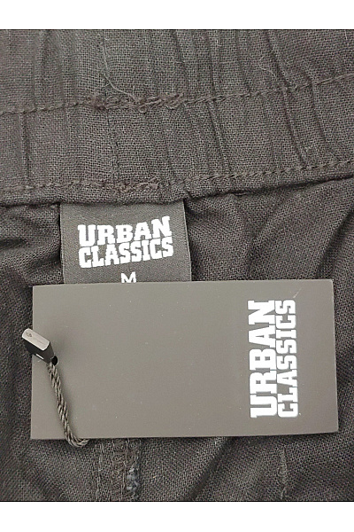 URBAN CLASSICS Pánské lněné kalhoty volné letní Velikost M | URBAN CLASSICS | obrázek 5
