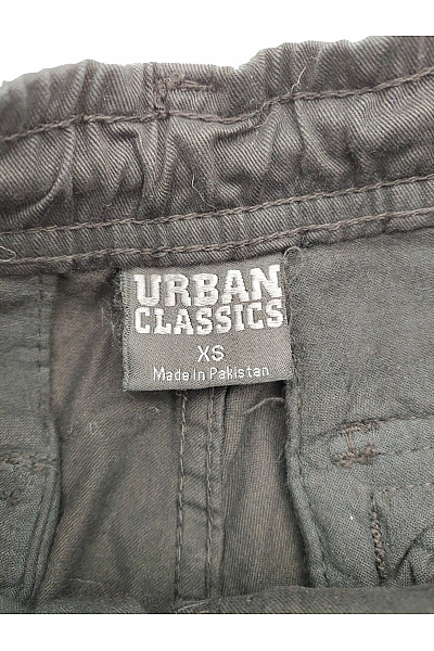URBAN CLASSICS Pánské černé bavlněné cargo jogger kalhoty s kapsami Vel. XS | URBAN CLASSICS | obrázek 3